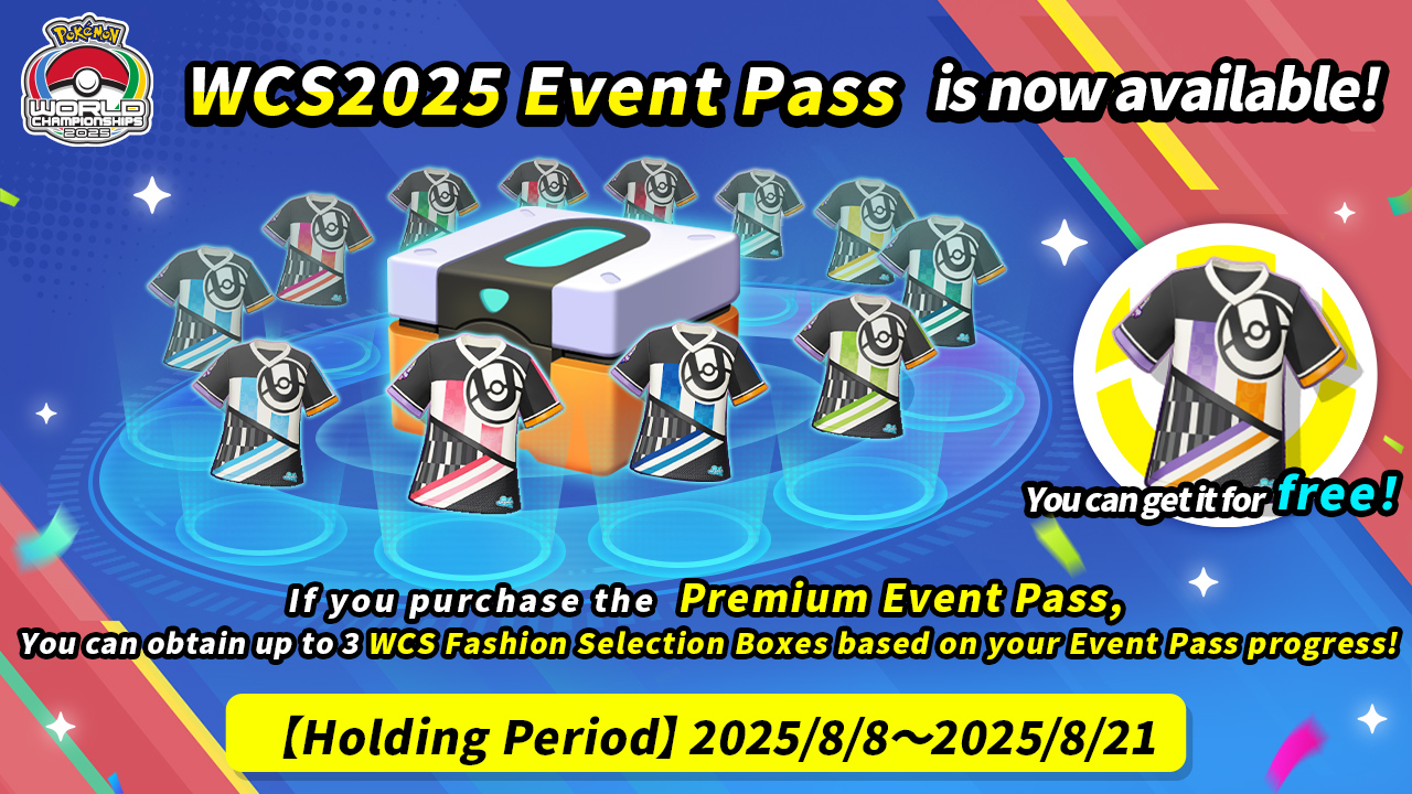 🎉 The WCS2025 Event Pass is here!... - Pokémon UNITE Thailand | Facebook