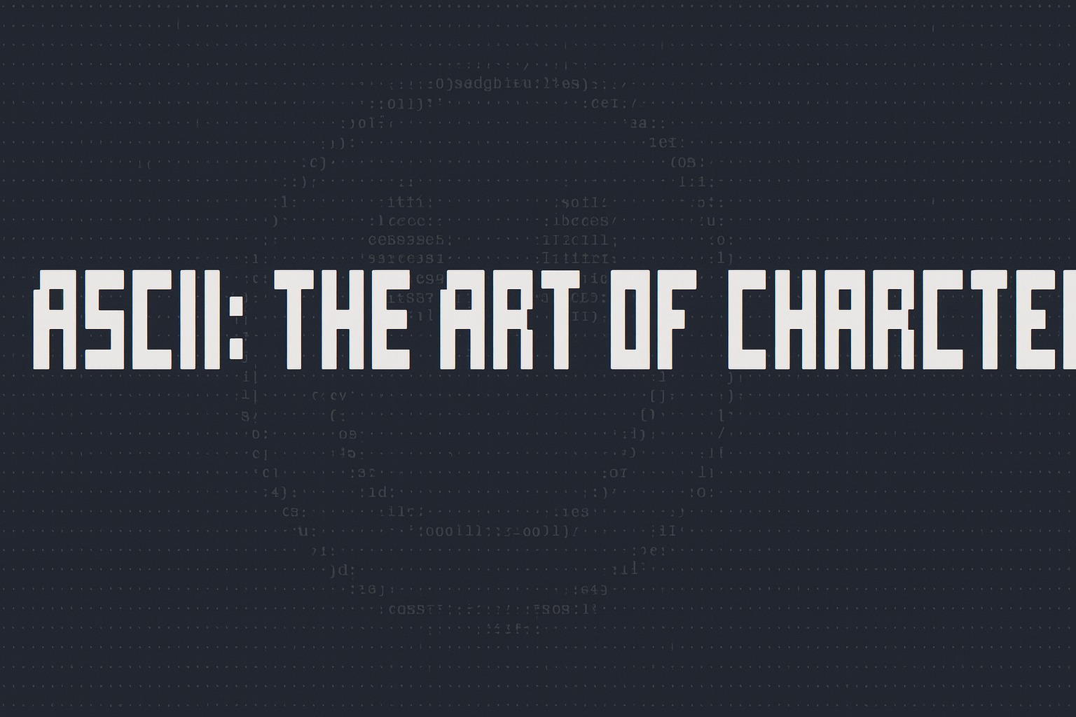 Genie9 - ASCII: Where characters become art! 🎨 Dive into the world ...