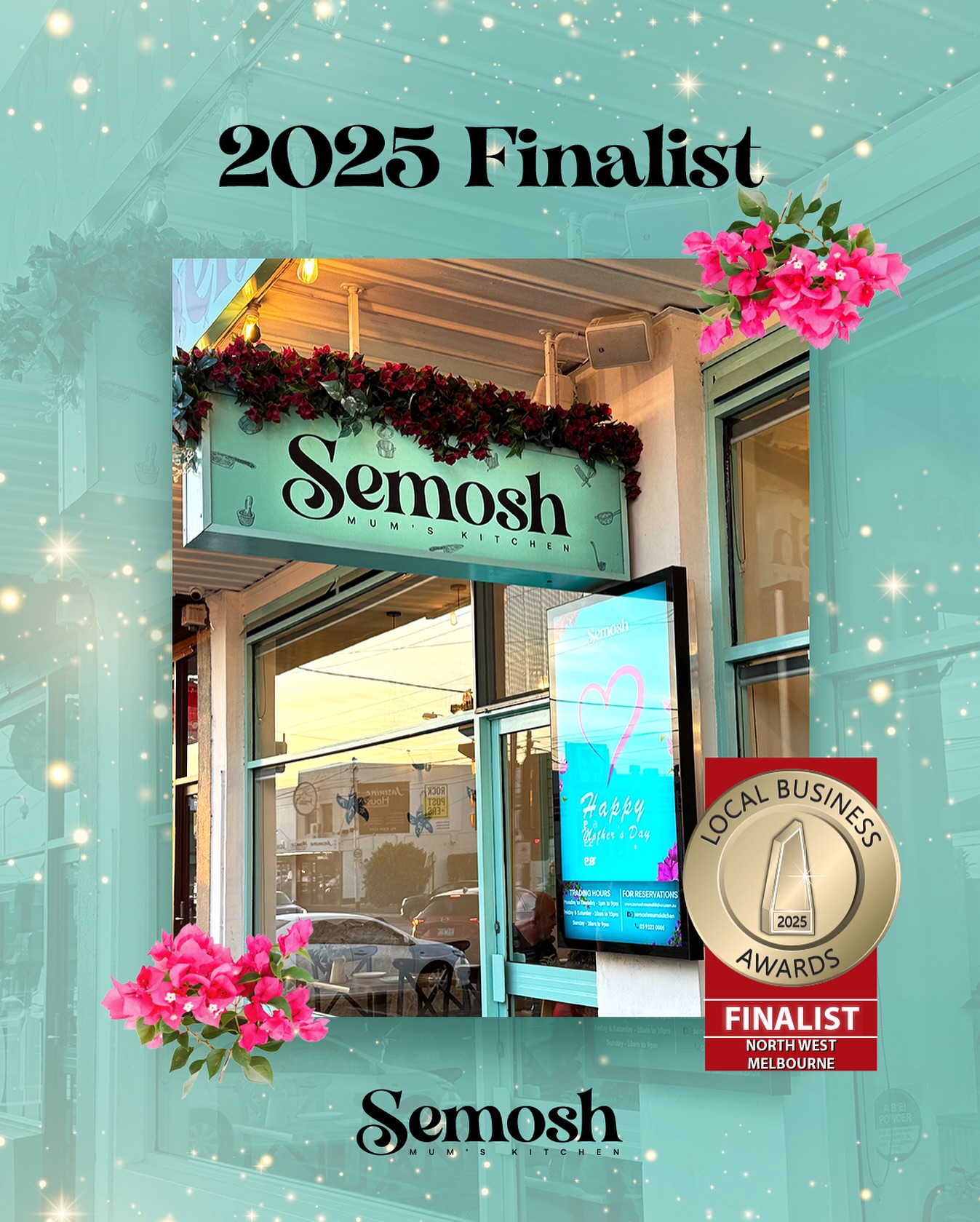 Semosh - 🎉 We’re a FINALIST! 🎉 We’re proud to announce that Semosh Mum ...