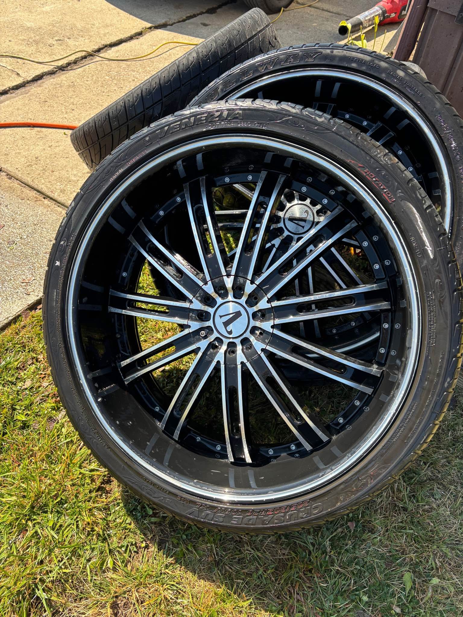 26” 6 lug velocity rims - Car Wheels, Tires & Parts - Milford, Michigan ...