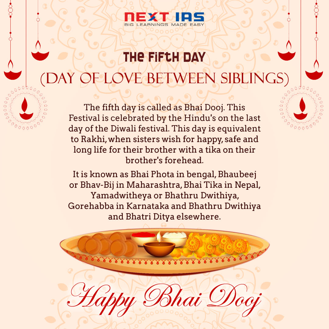 NEXT - Bhai Dooj is a festival celebrated on the second lunar day of ...
