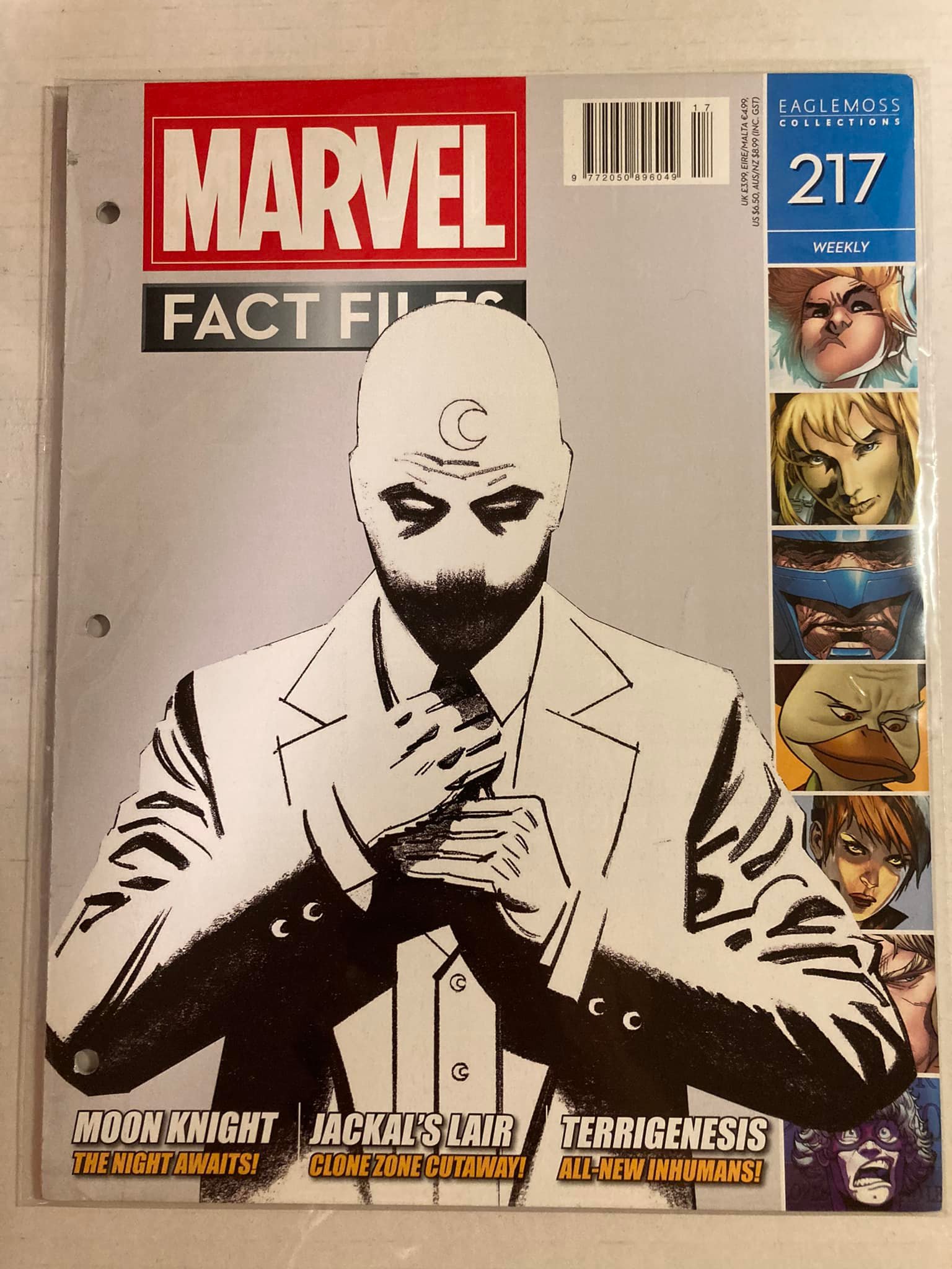Marvel Fact Files from Eaglemoss.