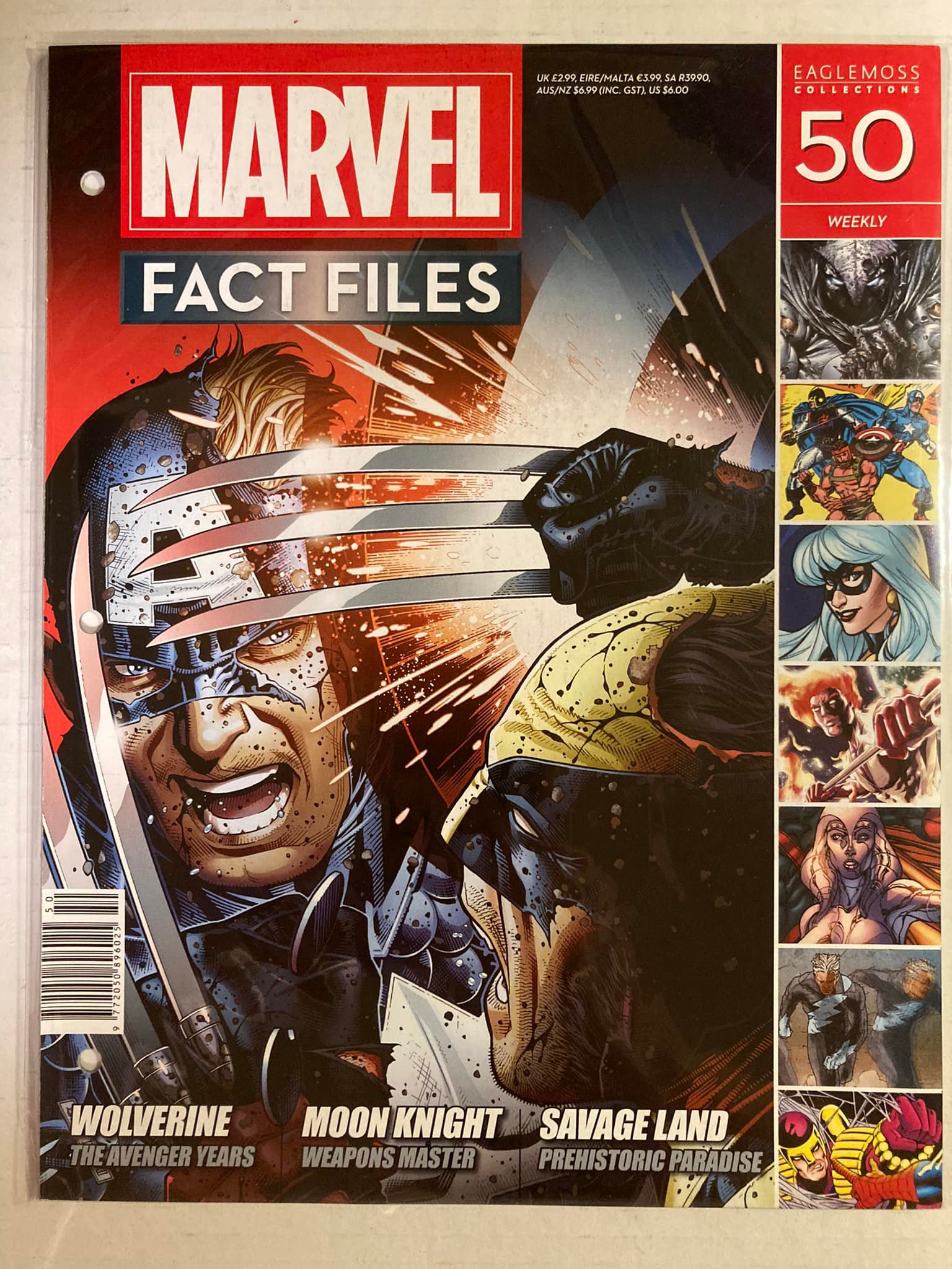Marvel Fact Files from Eaglemoss.