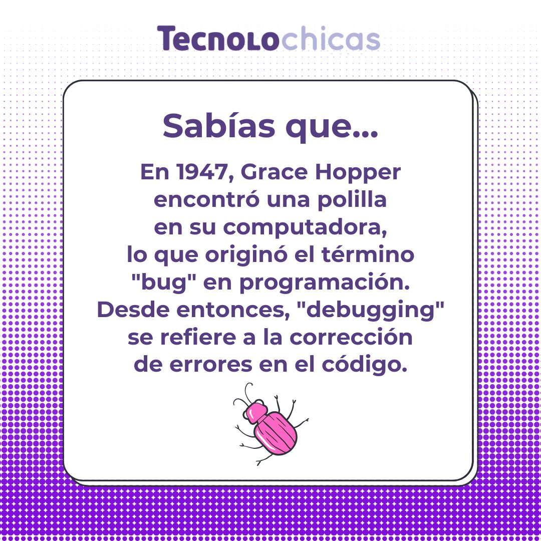 Tecnolochicas - 🐞 El término 