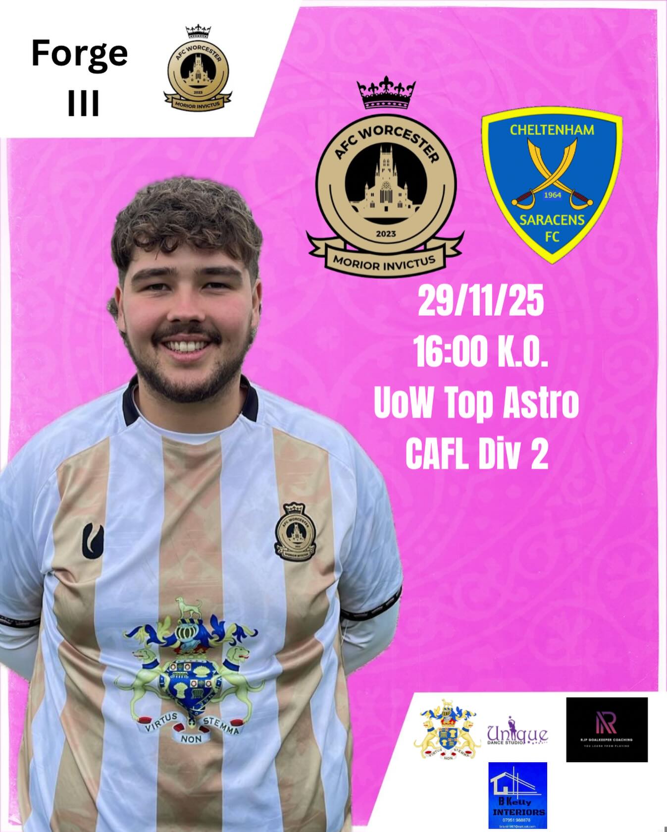 AFC - Momentum into huge games! The Forge boys look to take their hot ...