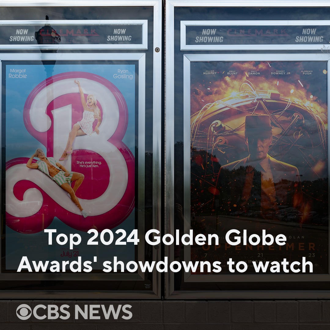 CBS News - The 2024 Golden Globe Awards, which will...
