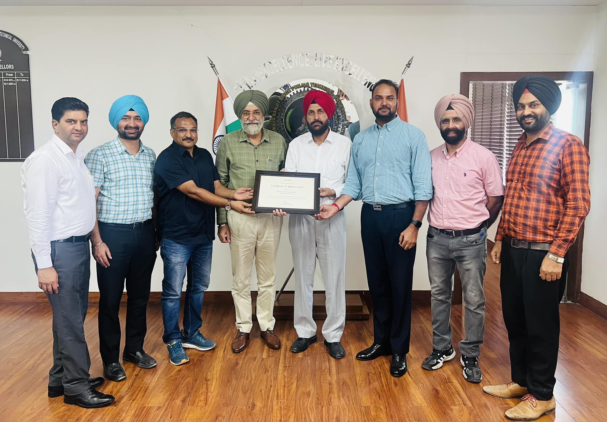 Hon’ble Vice Chancellor MRSPTU, Prof. Buta Singh Sidhu congratulated ...