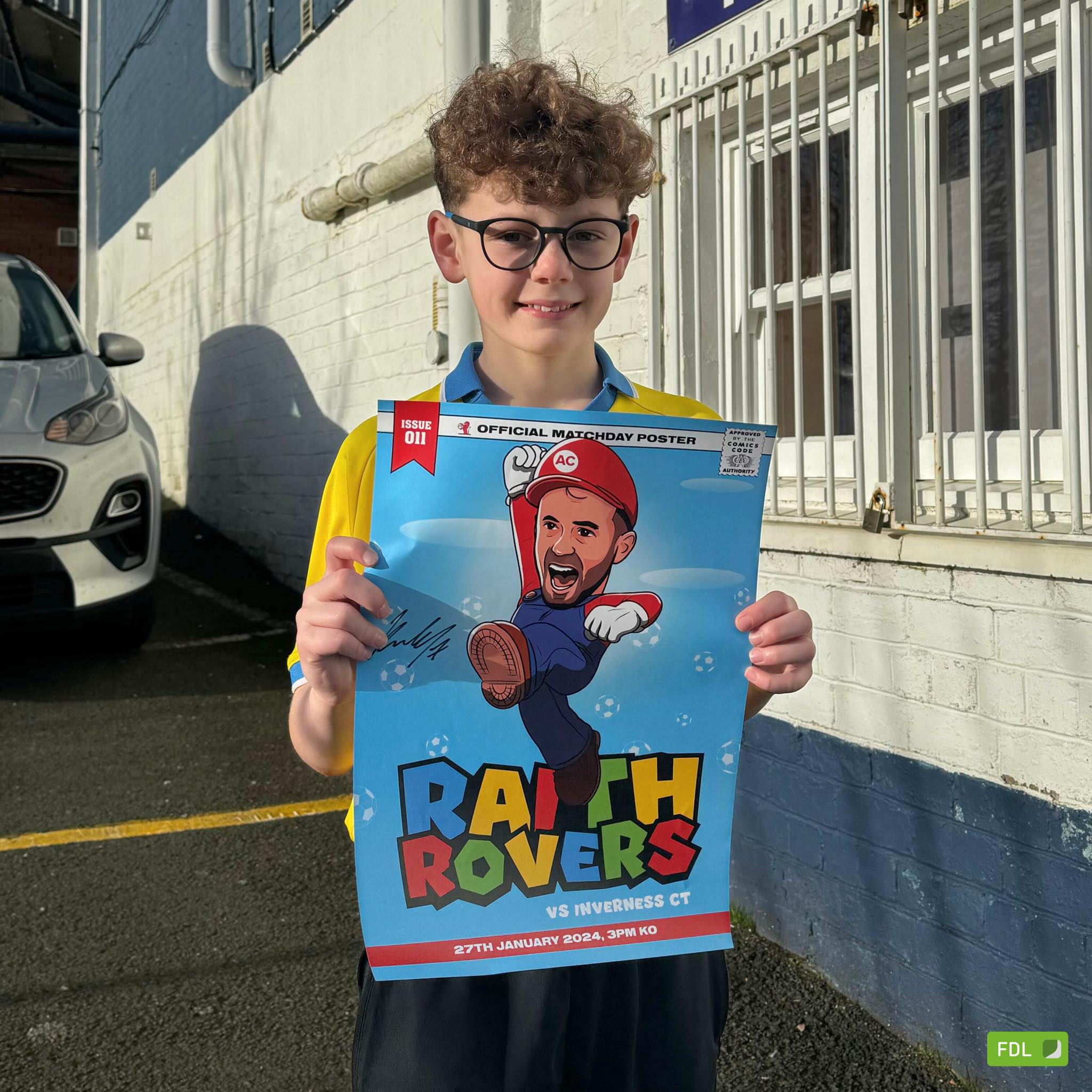 Raith - 🤩 Rory was here early for his matchday poster! Don’t forget to ...