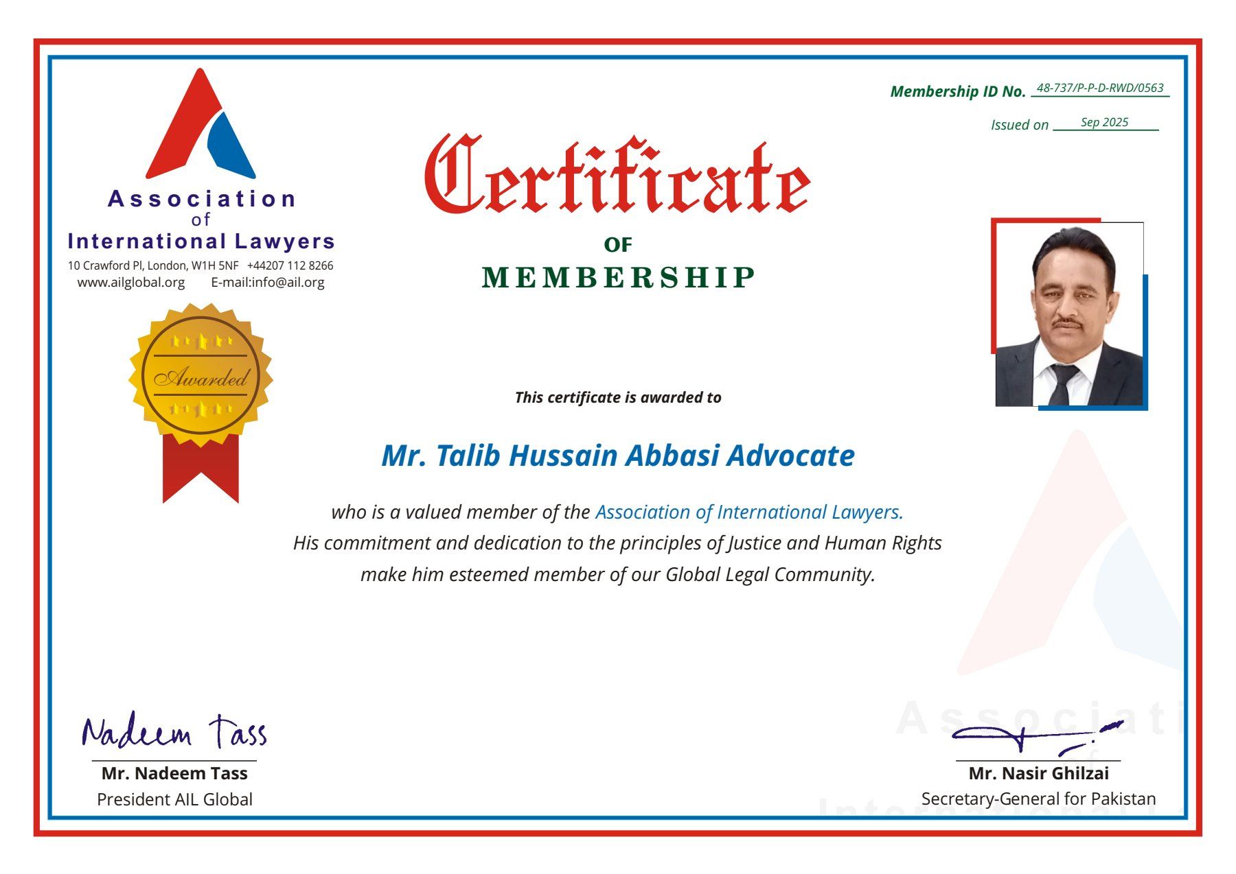 We extend our... - Association Of International Lawyers | Facebook