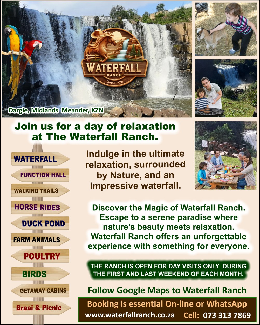 Waterfall RANCH Meander | Nottingham Road