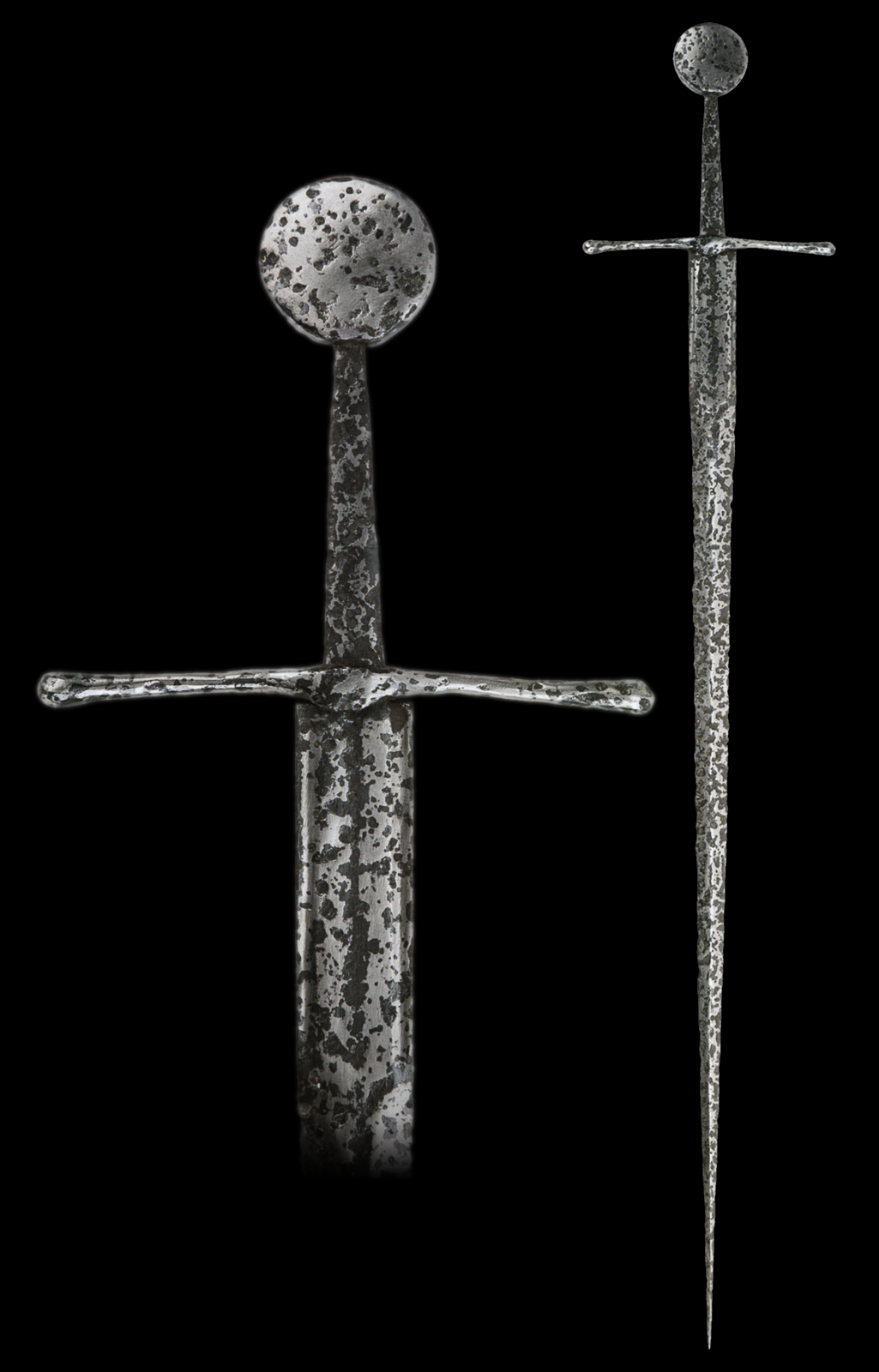 myArmoury.com - A German Medieval Sword, circa 1150-1250 With disc ...