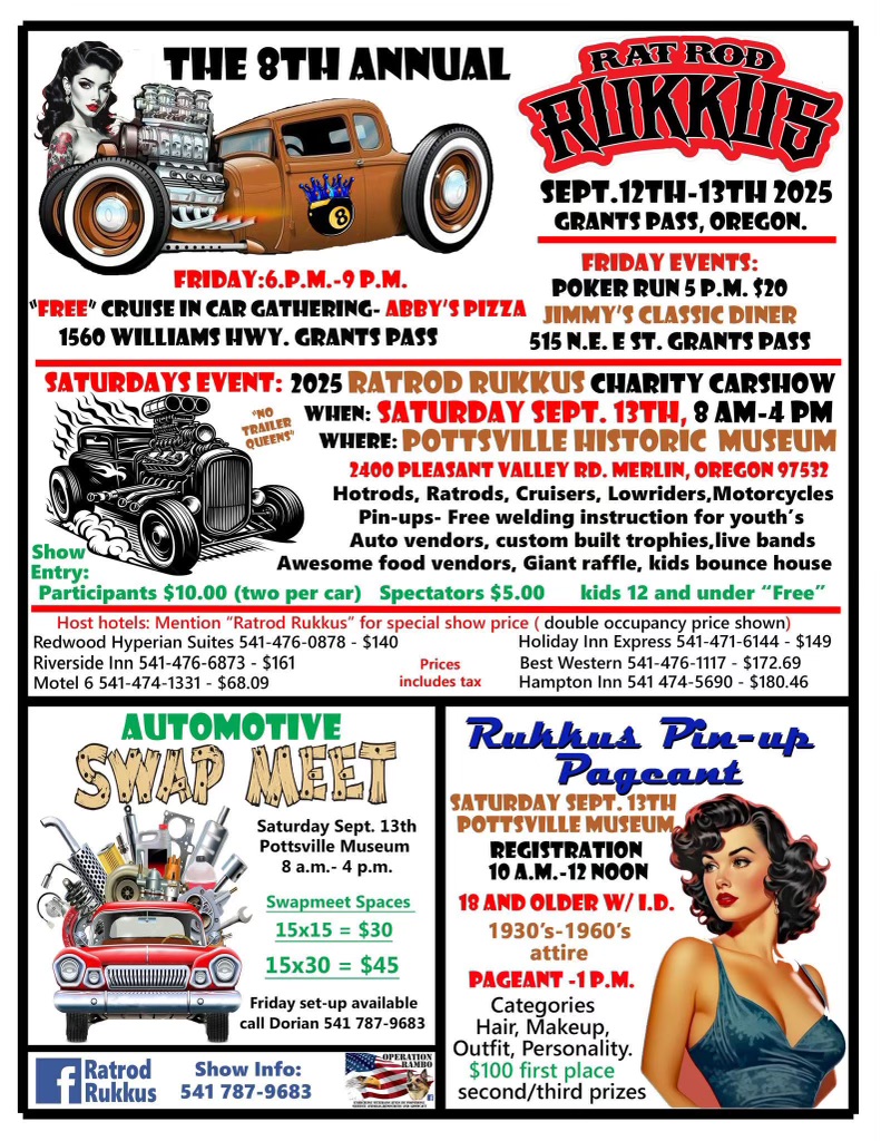 Northwest - The Rat Rod Rukkus is this weekend! The 2 Day event starts ...