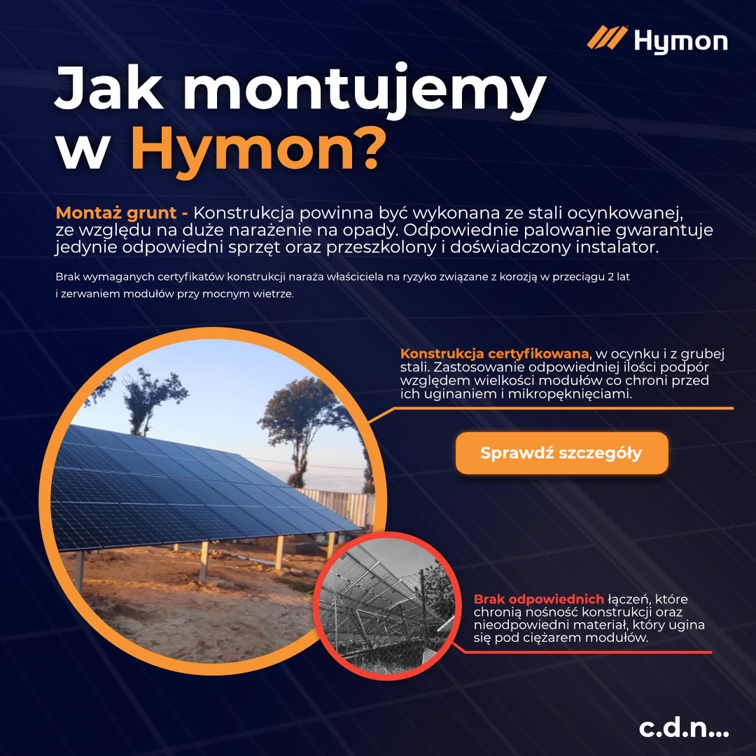 Hymon - 🔶 Jak montujemy w HYMON? 🤔🤔🤔 🔶 Montaż na gruncie...