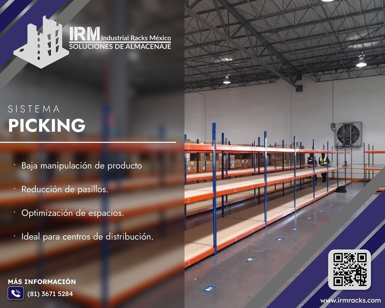 IRM racks - Sistema Picking 🔝 VENTAJAS 🙌🏻 - Idóneo para... | Facebook