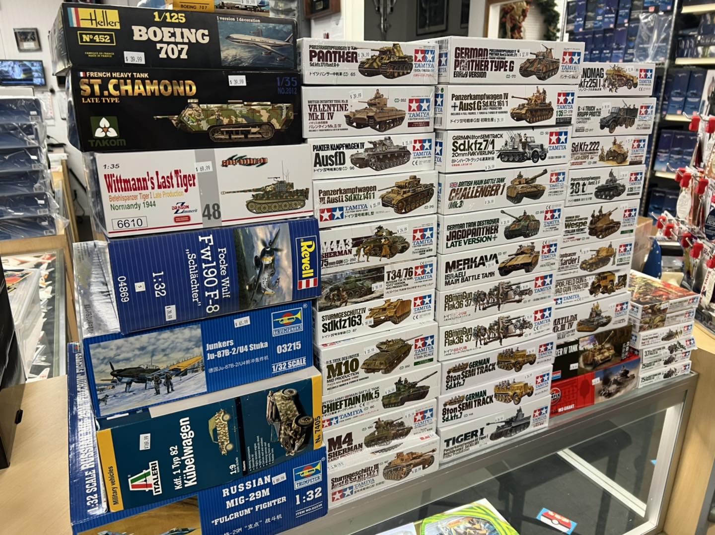 New tank model kit collection in... - MTS Aviation Models