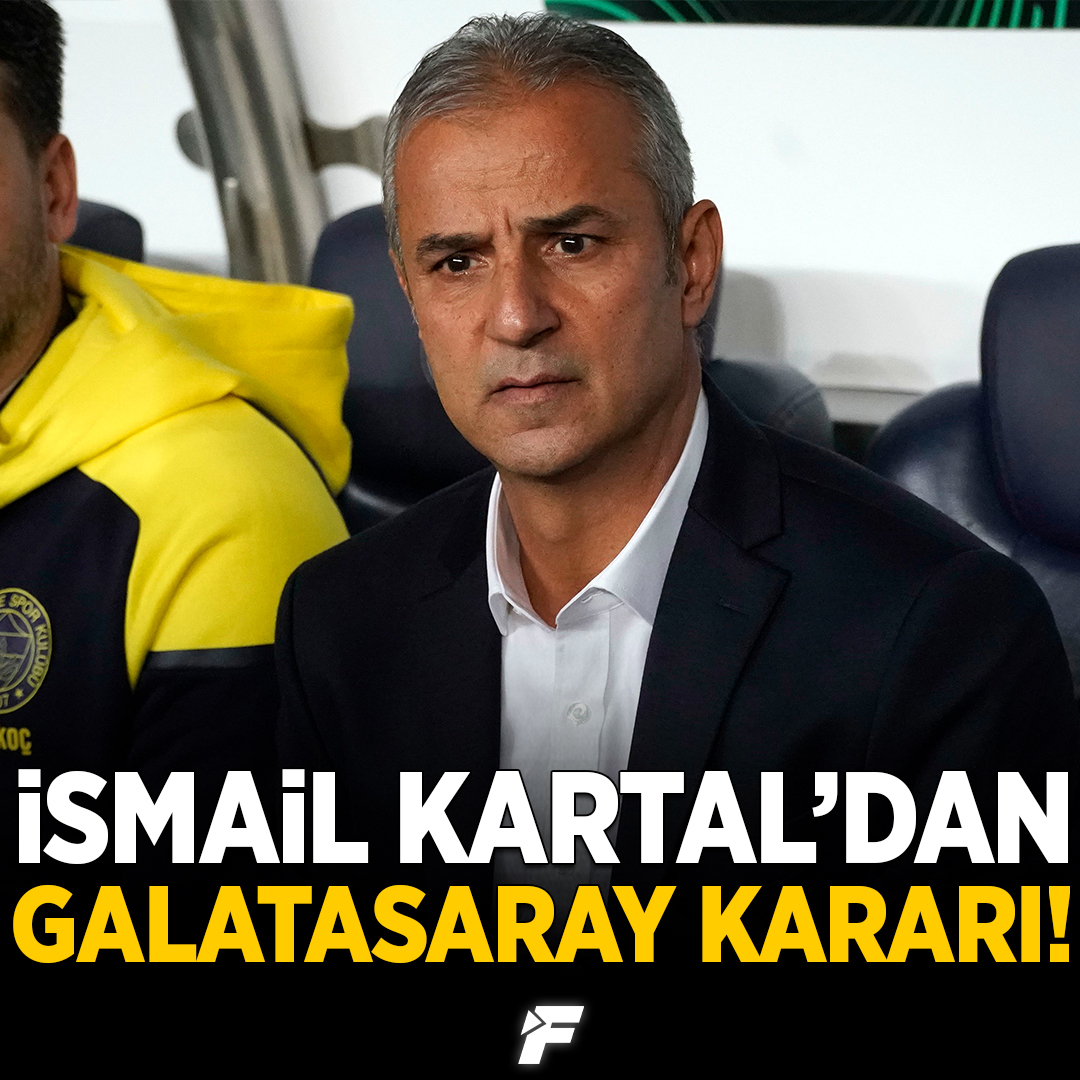 Fanatik - Fenerbahçe'de İsmail Kartal, dev Galatasaray derbisi ilk 11 ...
