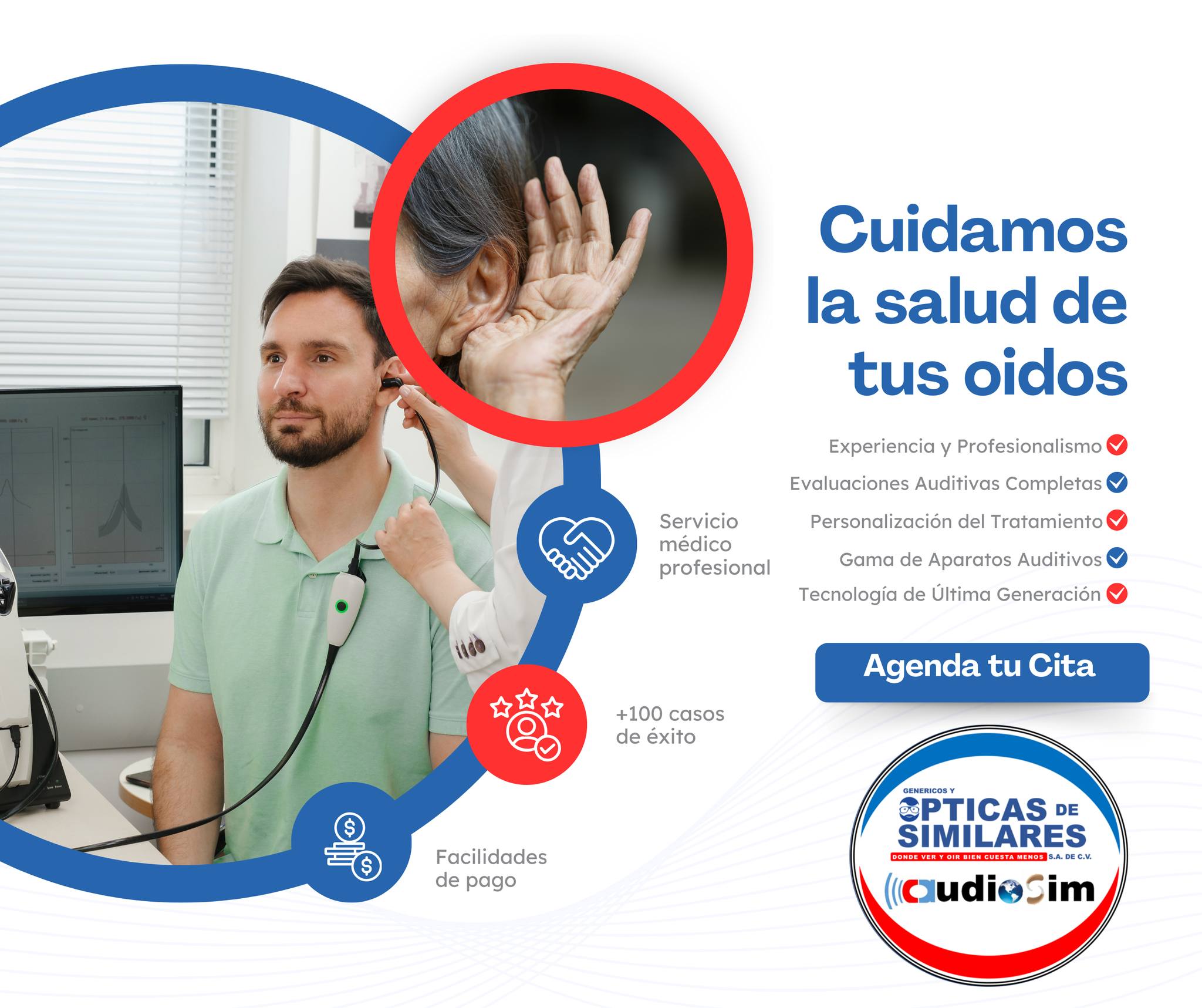 🦻 ¡Cuida Tus Oídos con... - Ópticas Similares y Audiosim | Facebook