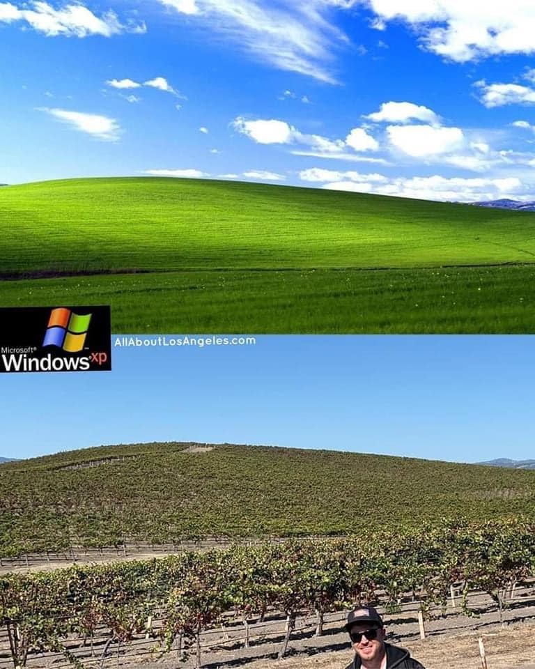 Our Universe - Windows XP wallpaper in real life. Then and...