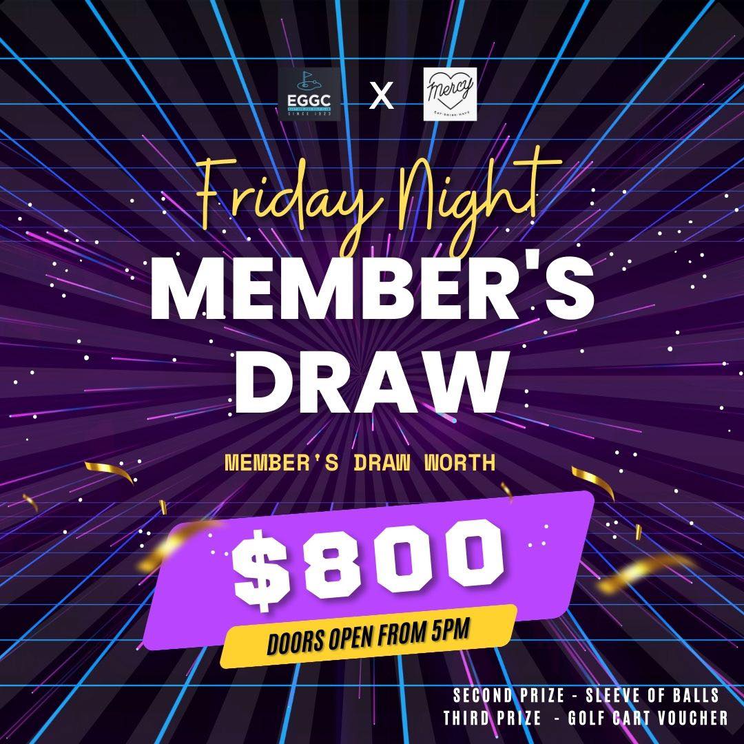 💰 Friday Night Members Draw 💰... - East Geelong Golf Club