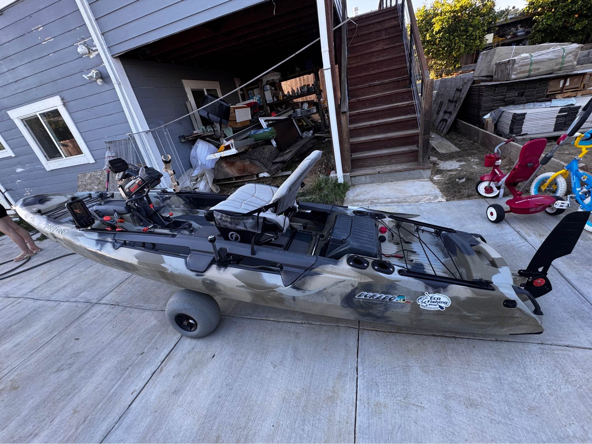 Selling 2023 feel free derado v2 with motor - Kayaks - San Bruno ...