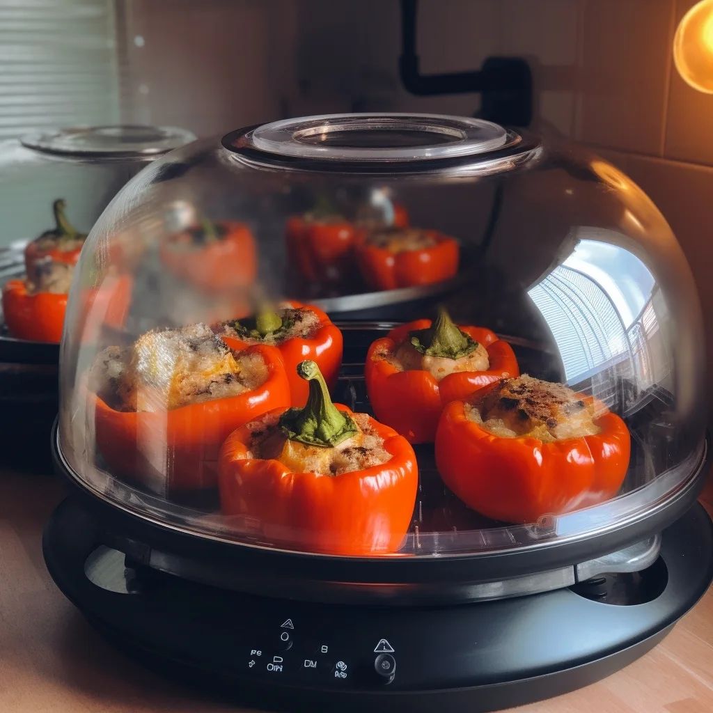 Halogen - Here's a simple recipe for cooking bacon in a halogen oven: Ingredients: - Bacon ...