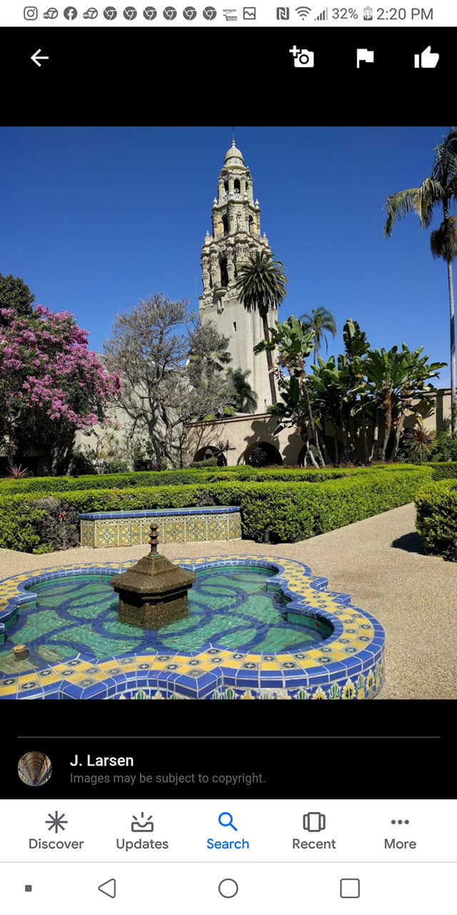Balboa Park, San Diego, CA (left), 1915. The infamous 