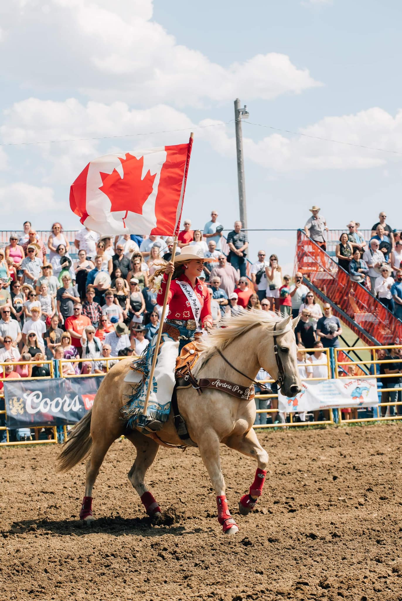 The dust is settling on the... - Airdrie Rodeo Royalty