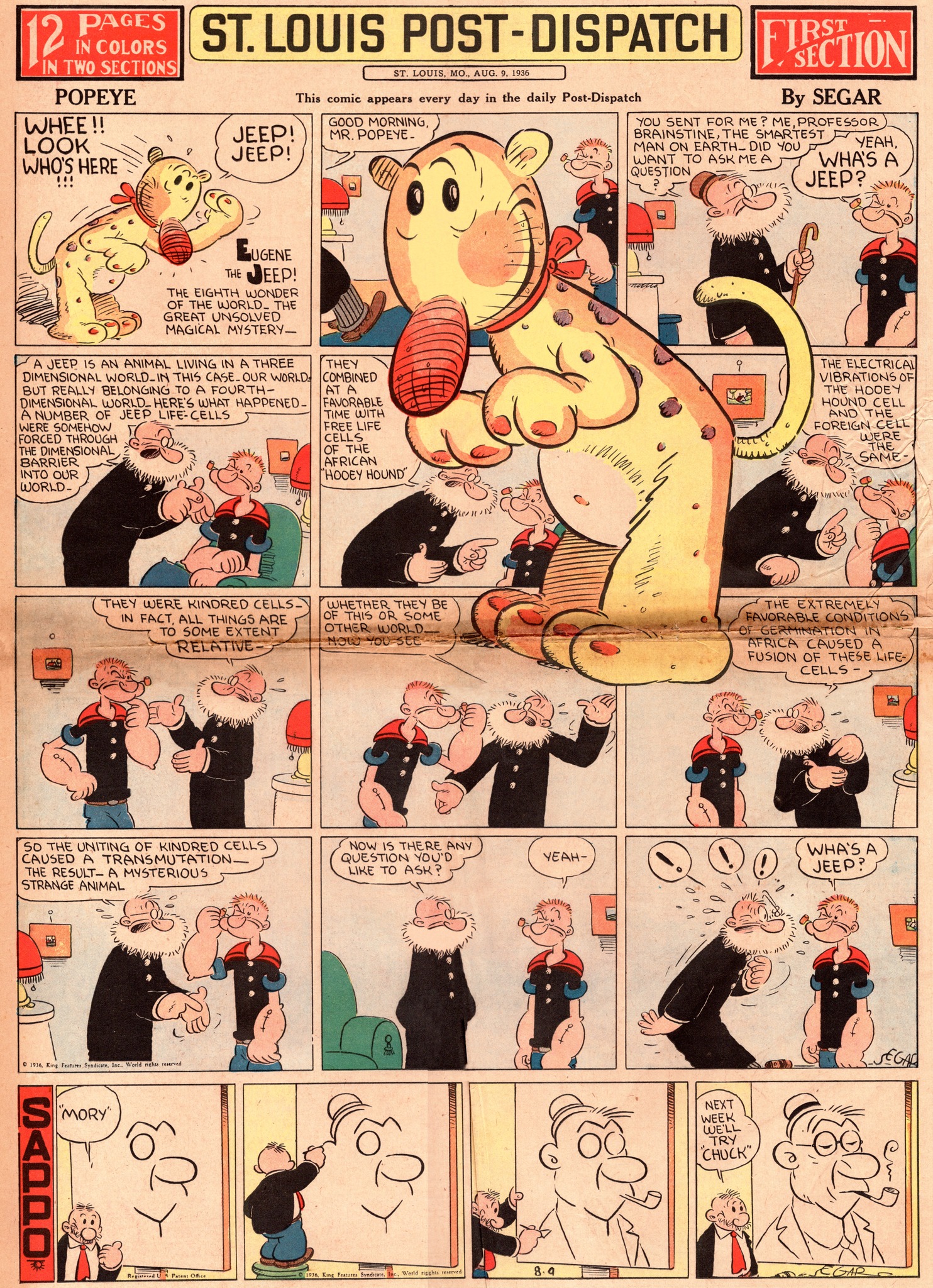 Collecting E.C. Segar's Popeye volumes