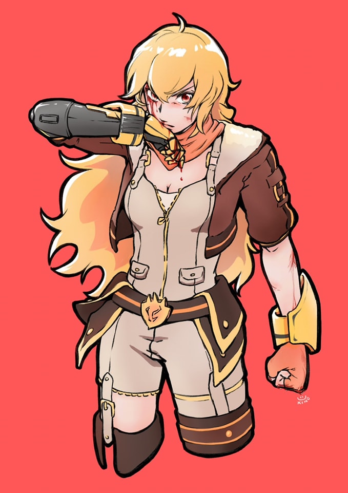 RWBY: Remnant's Finest - A part of me is Yang's face in the last panel ...