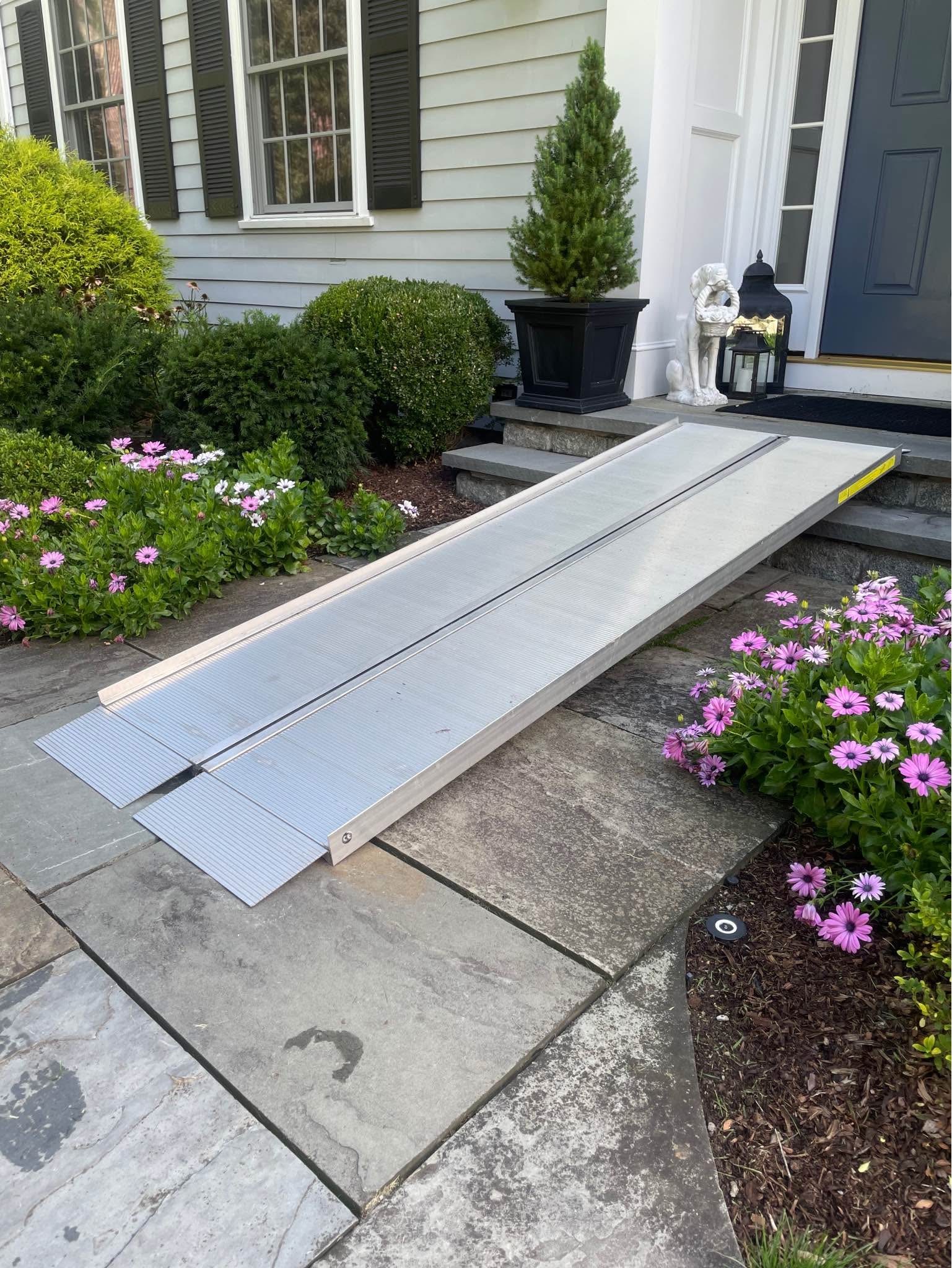 8’ EZ Access single fold wheel chair ramp. - Access Ramps - Stamford ...