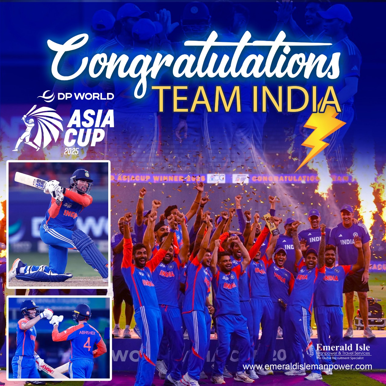 🏆🔥 CHAMPIONS OF ASIA! 🔥🏆... - Emerald Isle Recruitment | Facebook