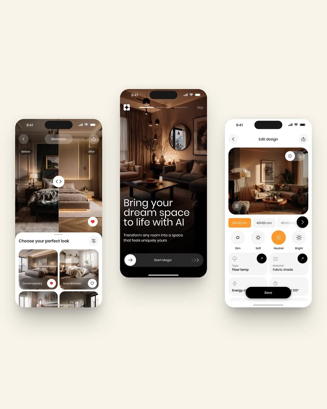 Coding - AI Interior App design Design by arounda.agency #userinterface ...