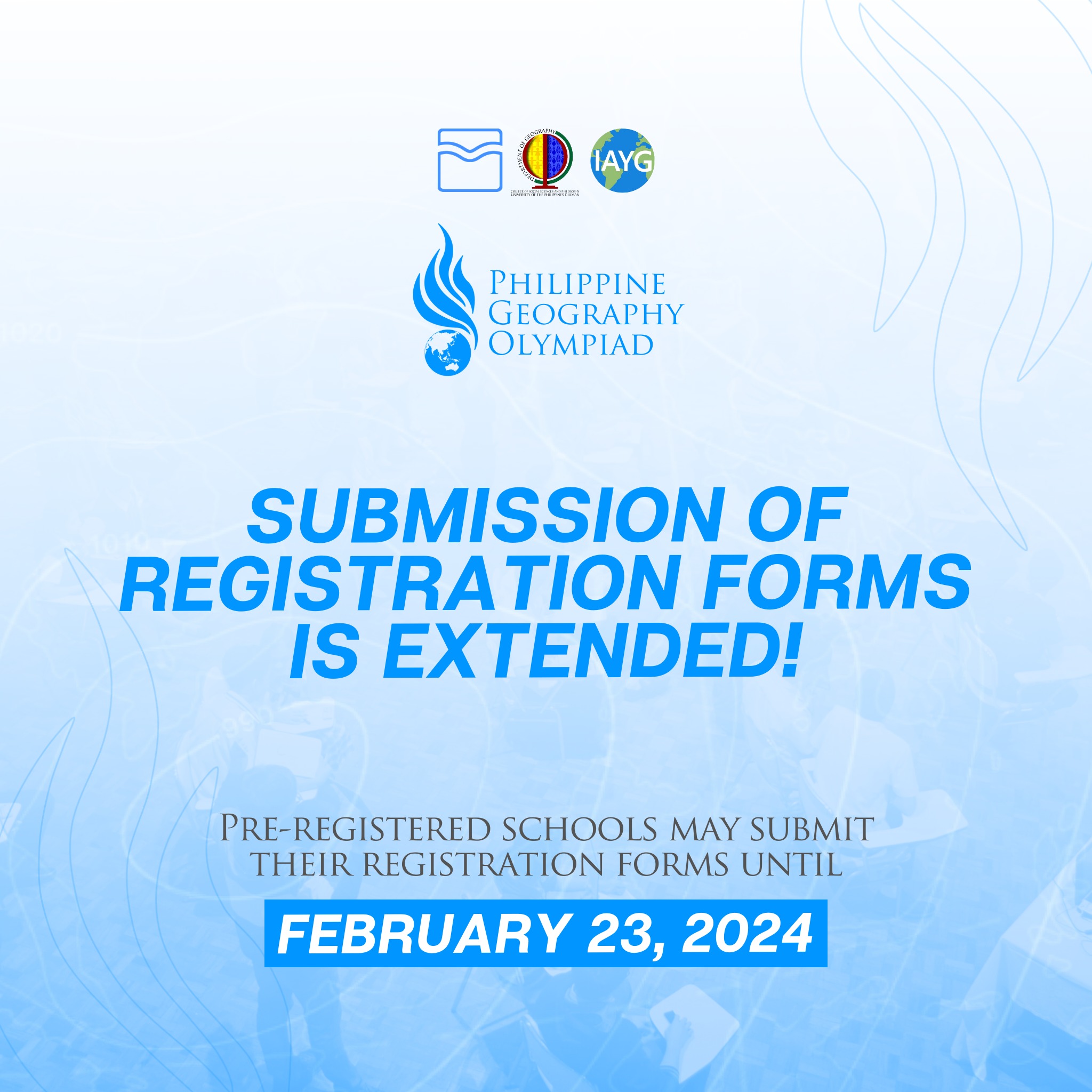[REGISTRATION REMINDERS]... - Philippine Geography Olympiad