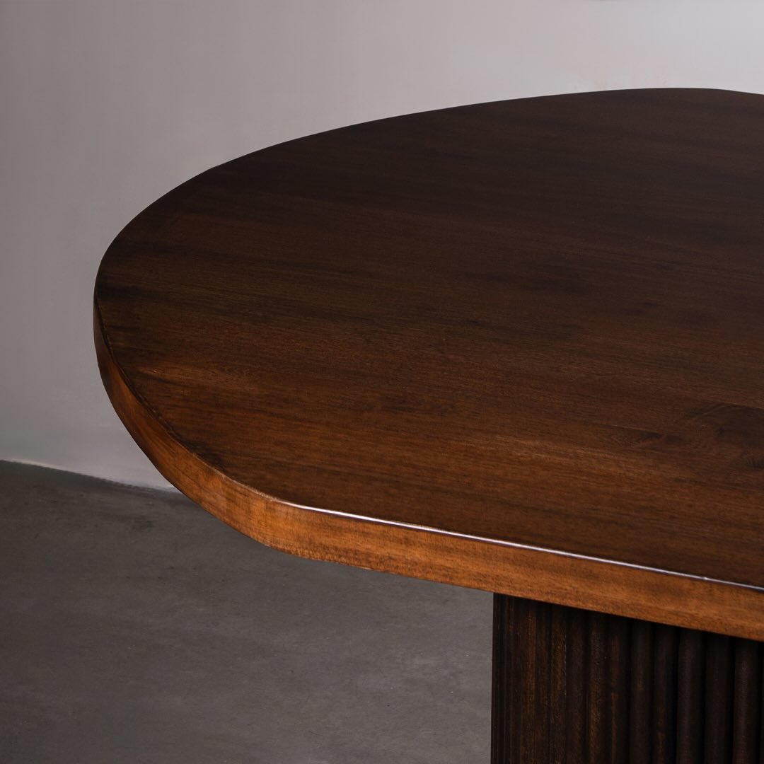 VTEG - Meet the Nyatoh in walnut colour Forest Arc Table ... | Facebook