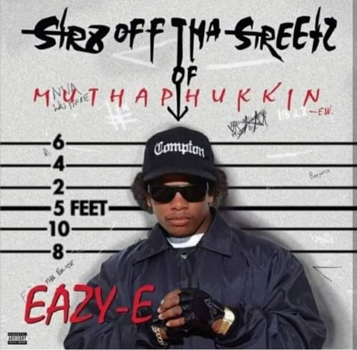 30 years agothe late, great Eazy-E on the cover of Rap Sheet