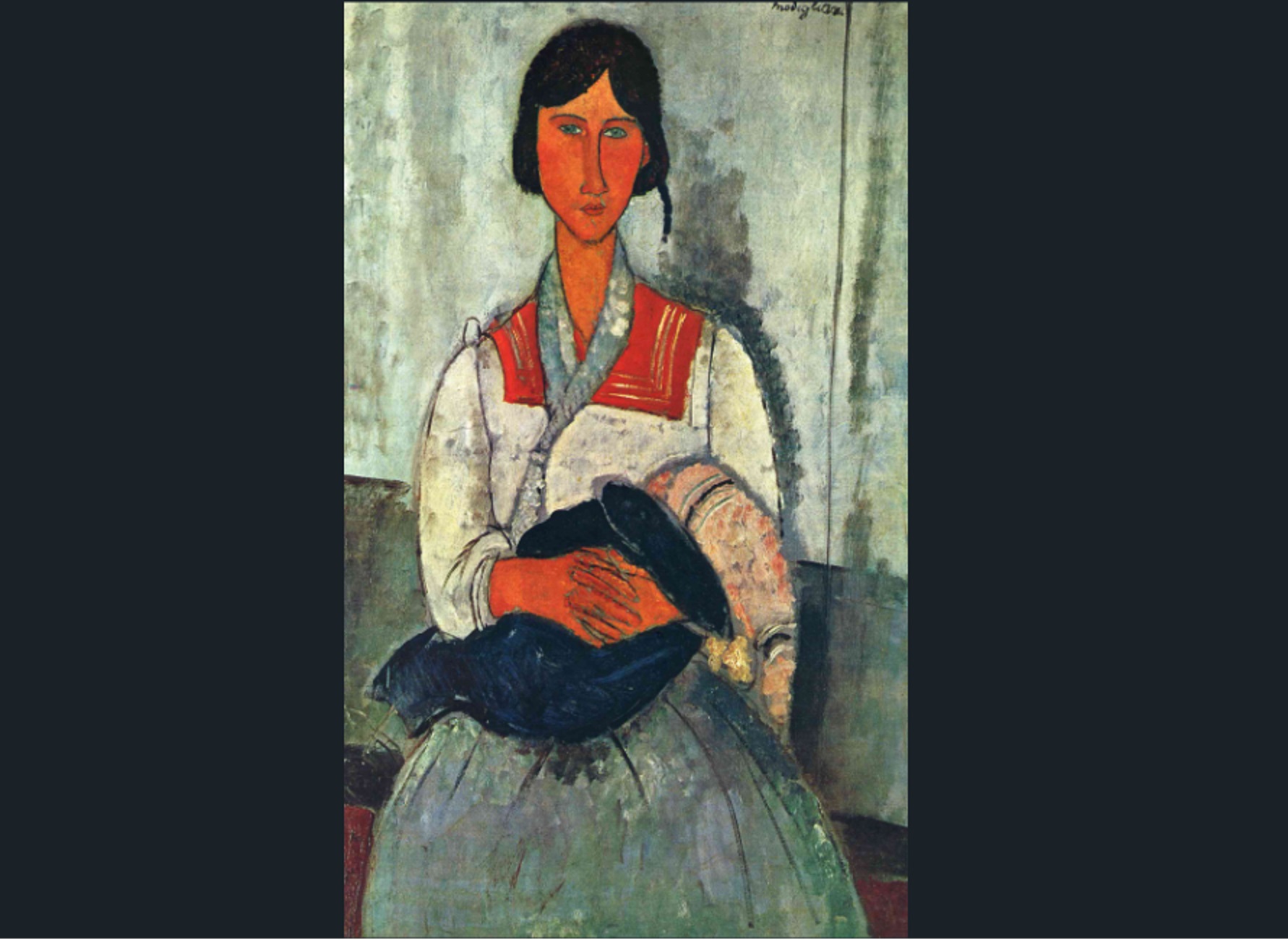 Amedeo Modigliani – Gypsy Woman with Baby
