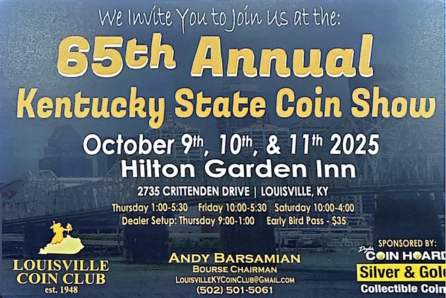 Derby City Coin Club | Louisville KY