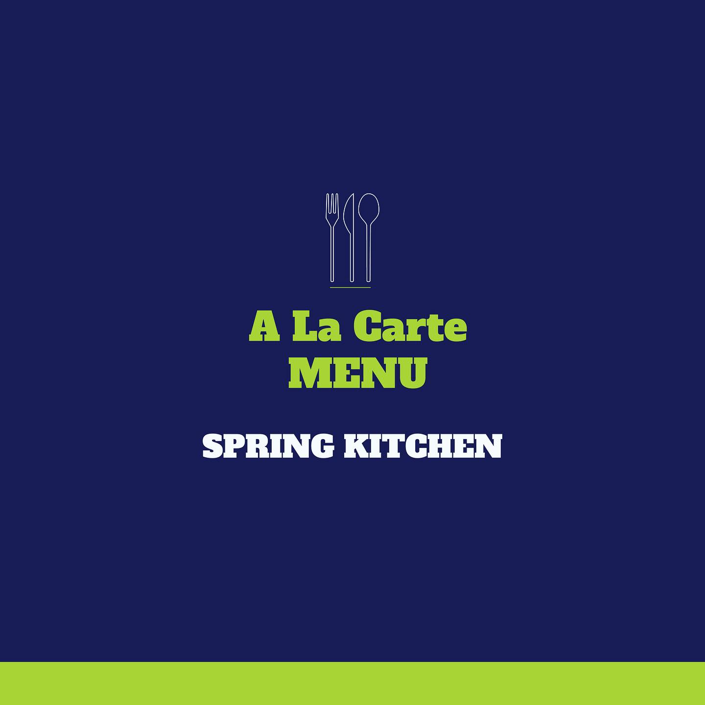 Spring Kitchen - NEW ARRIVALS Our new menu is out!... | Facebook