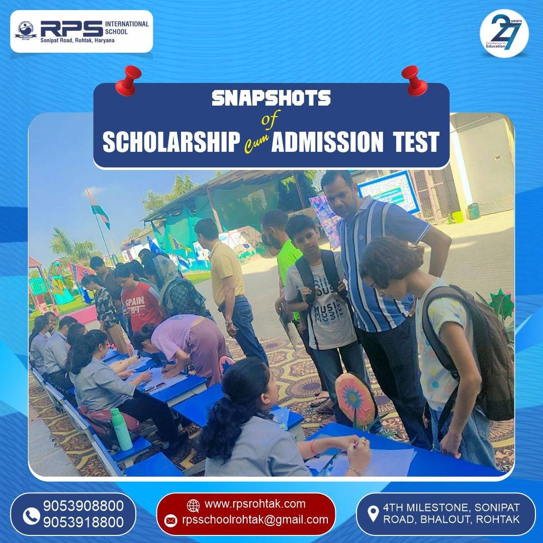 🎓 Scholarship Test | RPS... - Rps School Rohtak | Facebook