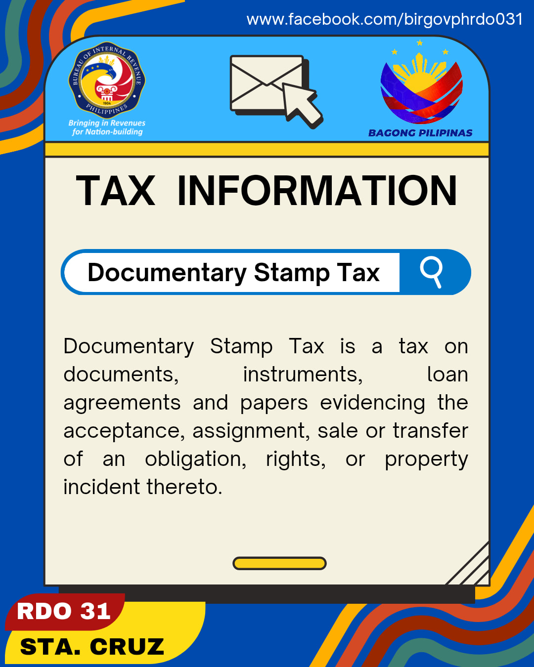 BIR Tax... - BIR Revenue District Office 031 - Sta. Cruz | Facebook