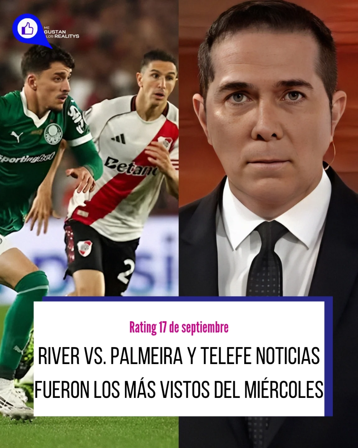 Me - #Rating | Top 5 de los programas más vistos del miércoles 17 de ...