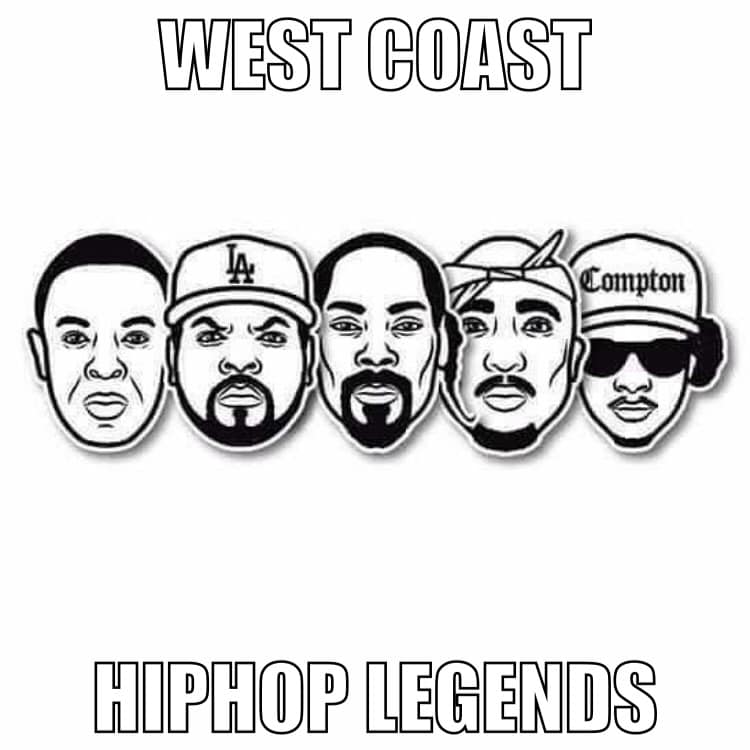 West Coast Legends 👑 Do You Know Their Names ⁉️