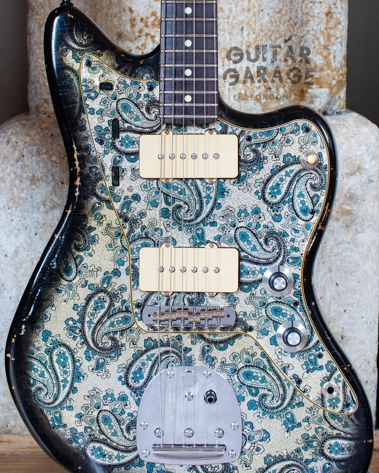 Any information on the black paisley Acoustasonic Jazzmaster?