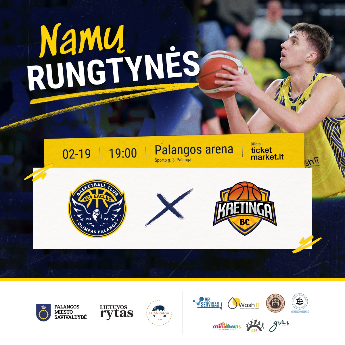 📢Šį ketvirtadienį (2026-02-19) į... - Olimpas Basketball | Facebook