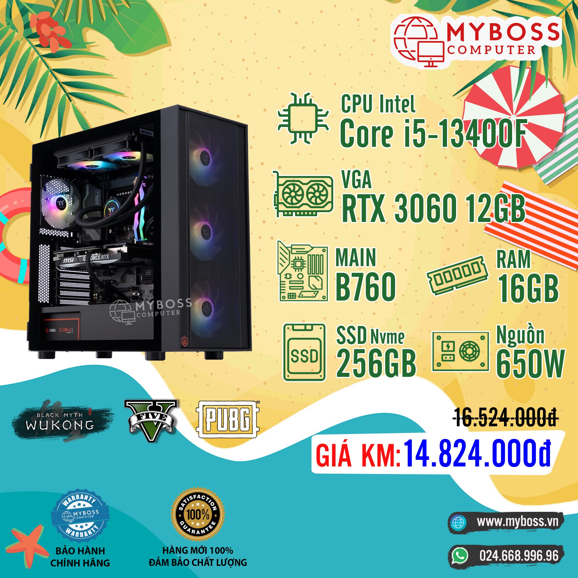 MyBoss - 🛒 Chi tiết tại: https://myboss.vn/pc-gaming-c49/bo-pc-i5 ...