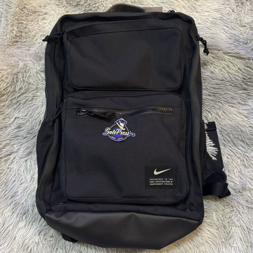 nike backpack holes Track Power:Medium Heavy resistant materials Training Backpack Nike Vapor Team_Michigan Wolverines