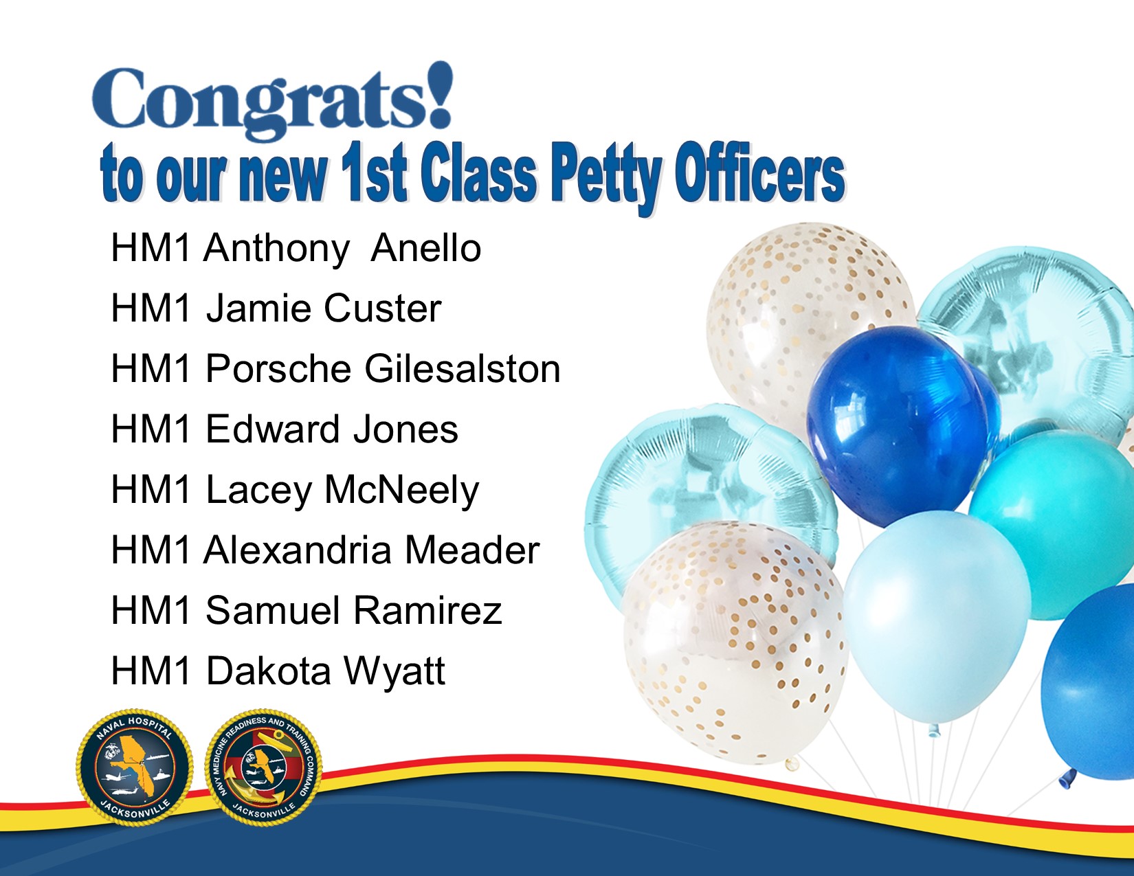 Congratulations to our new... - Naval Hospital Jacksonville | Facebook