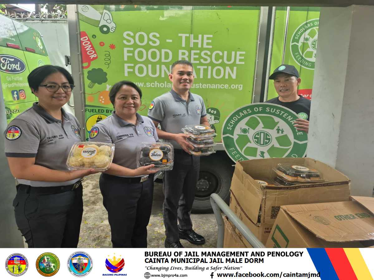 IN PHOTOS: BREAD DONATION FROM SOS... - Bjmp Cainta Mj-md | Facebook