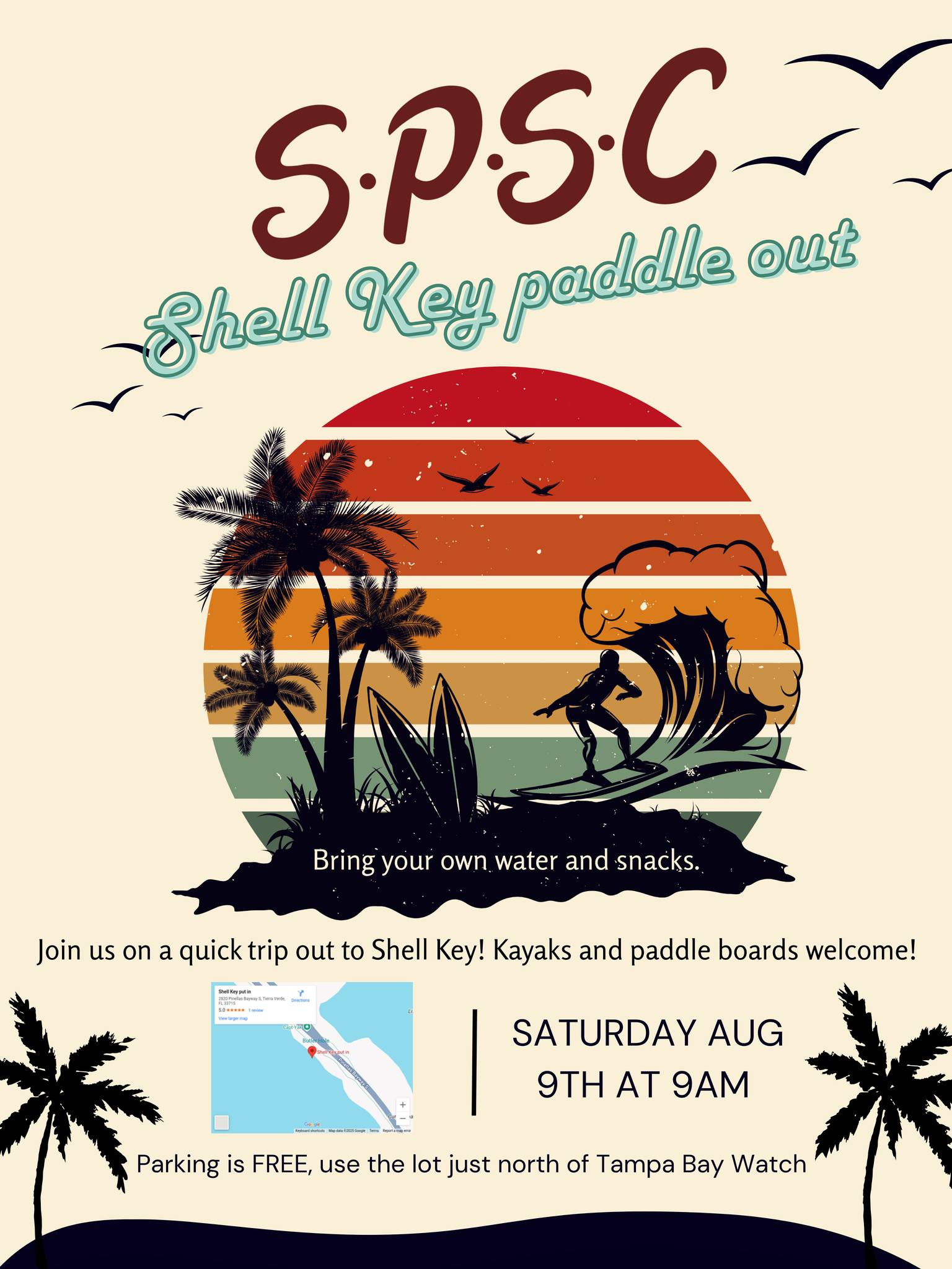 St Pete Strength Center: Shell Key Paddle Out
