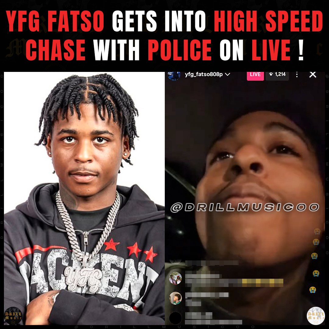 DRILL Music 00 - #YfgFatso gets into high speed chase with... | Facebook